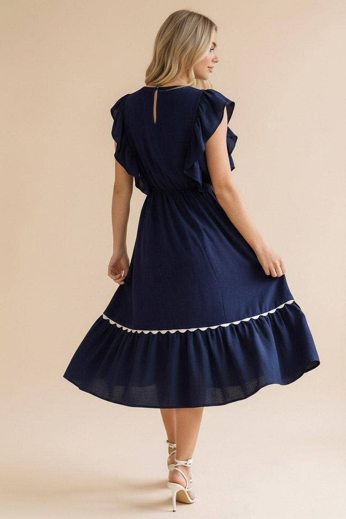 Ric Rac Ruffle Dress