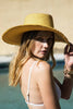 Wide Brim Sun Hat: DARK NATURAL