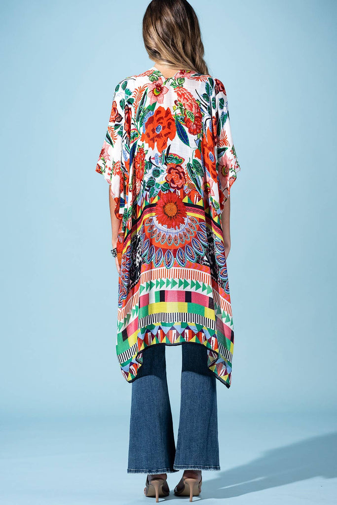 Prism Garden Viscose Kimono