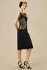 Awakening Beaded Fan Evening Gown