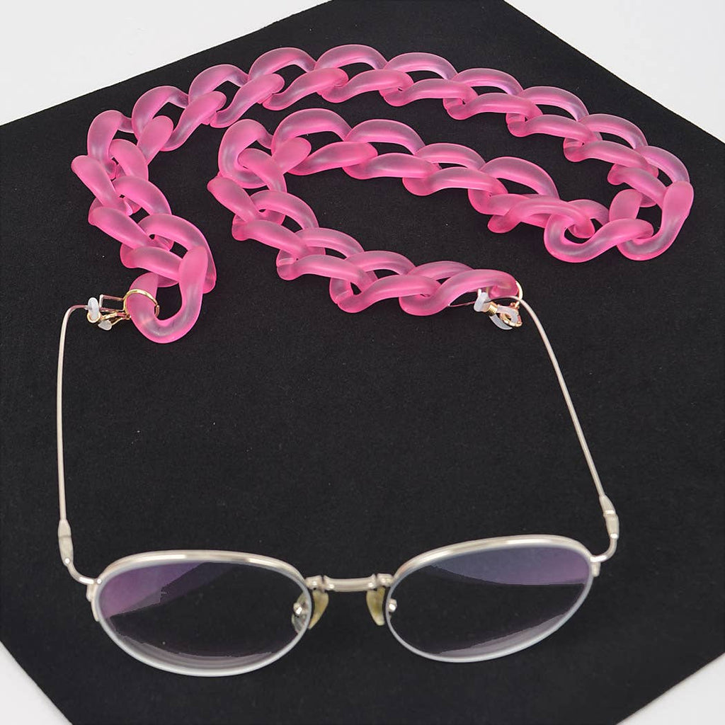 Sunglasses Acrylic Chain: Yellow