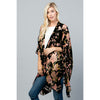 Cherry Blossom Velvet Kimono
