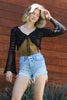Crocheted Flare Sleeve Bolero