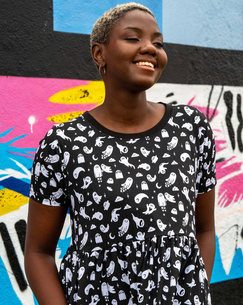 Ghosties Oversized Smock Dress