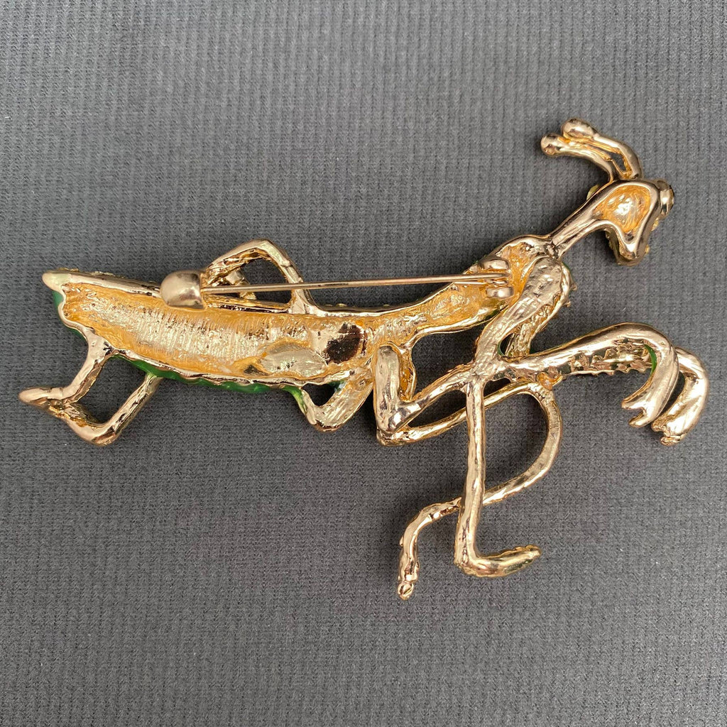 Preying Mantis Brooch