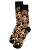 Puppy Men's Bamboo Crew Socks