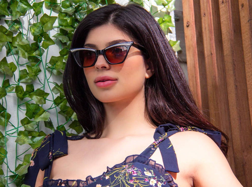 Queen Of Cats Sunglasses: Black