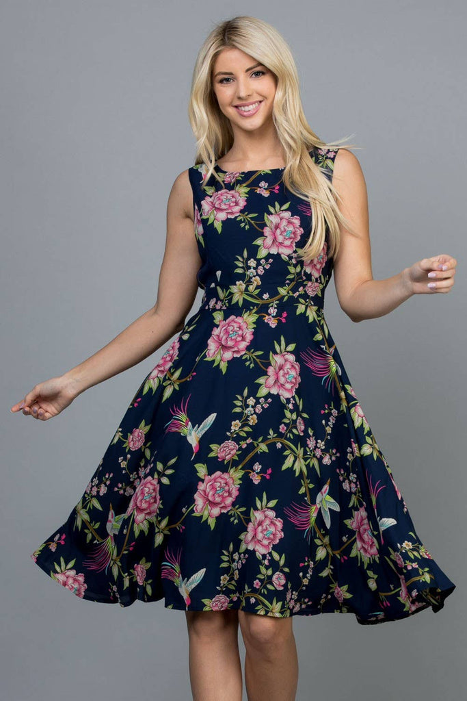 Pretty Peacock Party Dress
