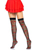 Cherry Dot Thigh High Stockings