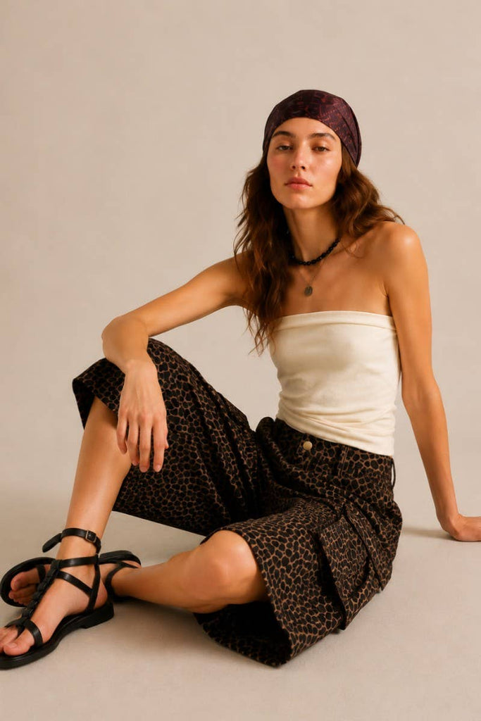 Leopard Cargo Culottes