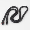 Jeweled Snake Coil Necklace: Black