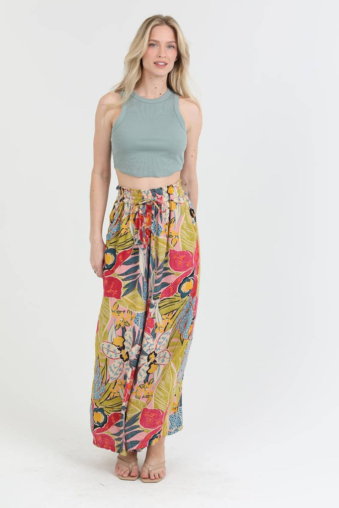 Tunisian Travel Palazzo Pants