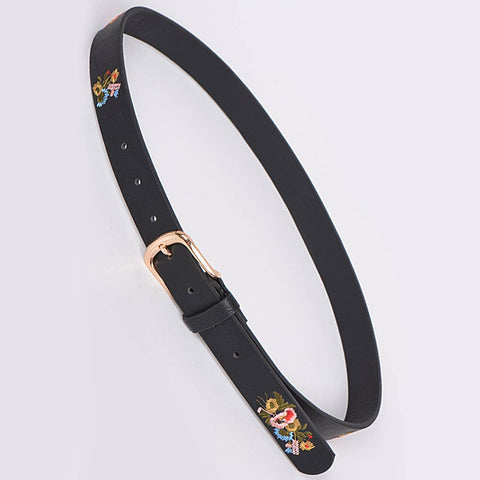 Retro Heart Stretch Belt: Rainbow