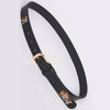 Skinny Embroidered Belt