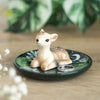 Green Fawn Ceramic Trinket Dish