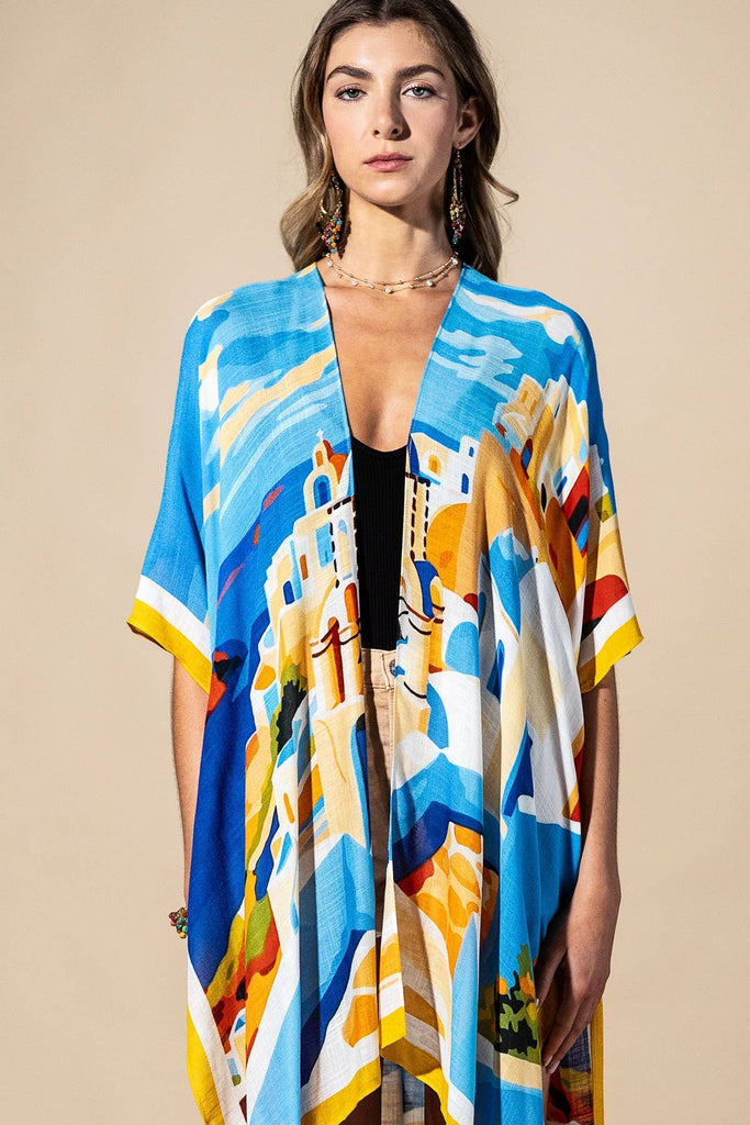 Grecian Horizon Kimono