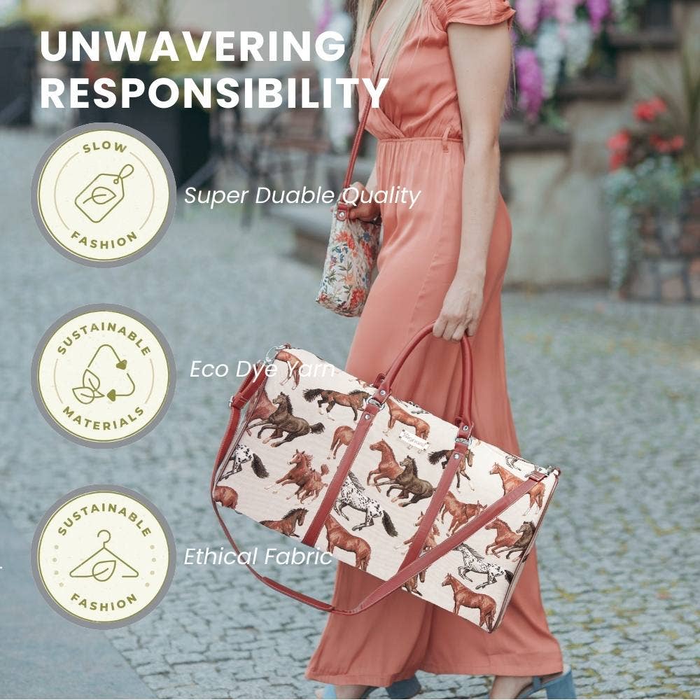 Cowgirl Tapestry Overnight Bag
