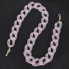 Sunglasses Acrylic Chain: Light Pink