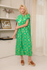 Gilded Iris Caftan Dress