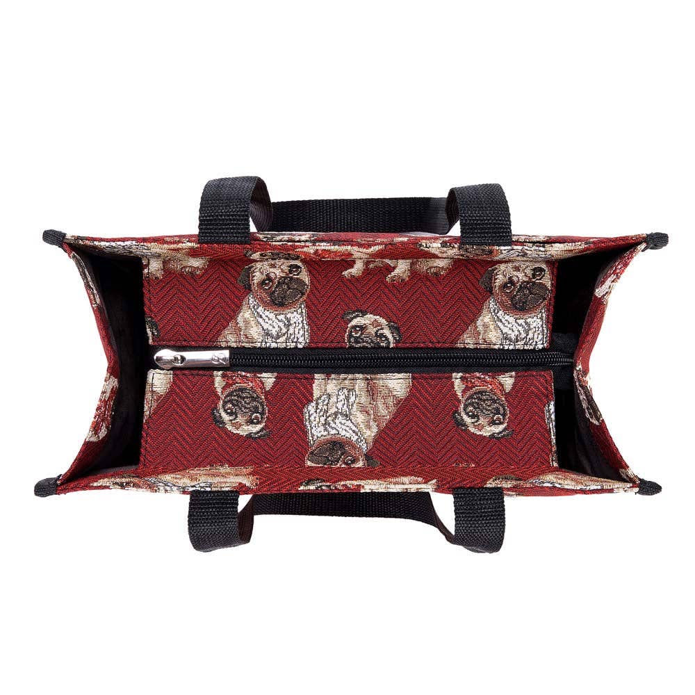 Pug Tapestry Tote Bag
