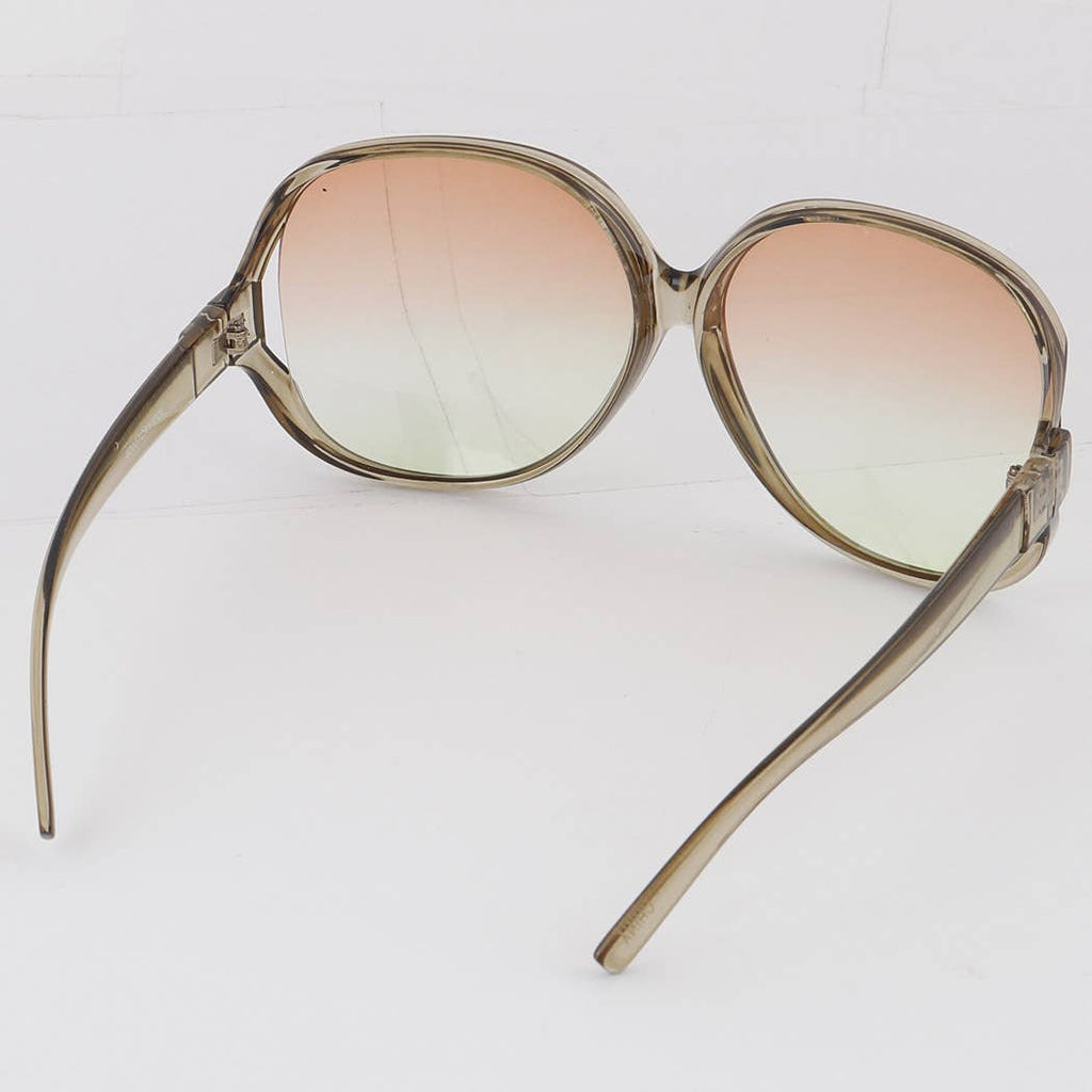 Vintage Over Size Round Sunglasses