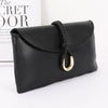 Vegan Leather Envelope Clutch Bag: Cinnamon