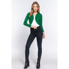 Scallop Edge Bolero: Green