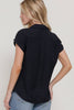 Dolman Sleeve Button Down Shirt
