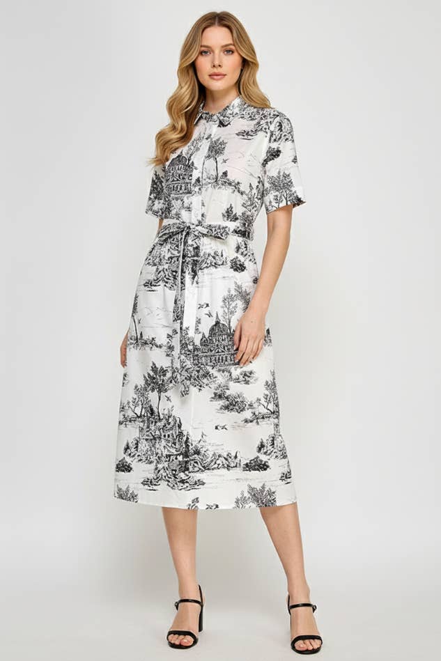 Tolie de Jouy Dress