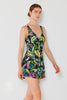Skirted Maillot Swim Dress: Tropical