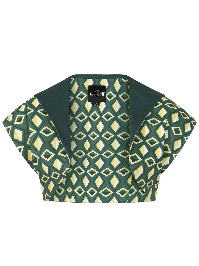 Harlequin Tiki Dress & Bolero Set