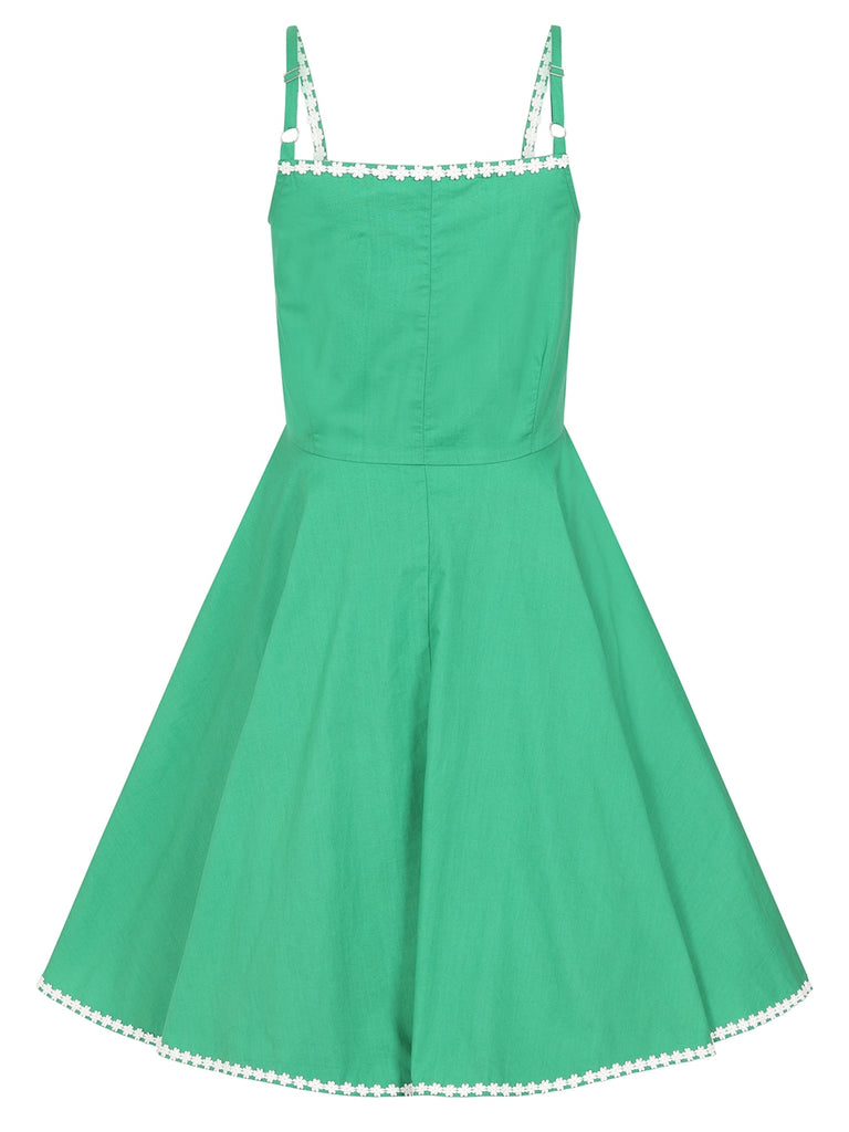 Parakeet Green Swing Dress