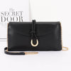 Vegan Leather Envelope Clutch Bag: BK