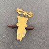 Hang In There Kitty Brooch
