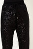 Black Sequin Jogging Pants