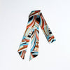Silky Twilly Scarf Seventies Fall Print