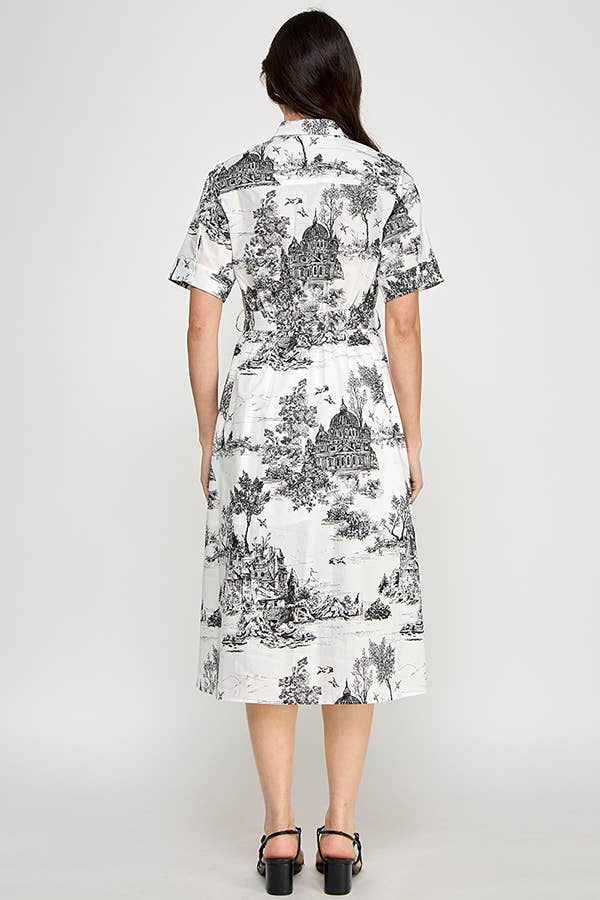 Tolie de Jouy Dress