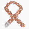 Silverwood Oval Western Belt: White