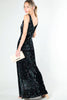 Stretch Sequin Maxi Dress