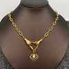 Hands An Heart Charm Gold Plated Necklace