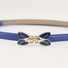 Super Fly Adjustable Skinny Belt: Blue