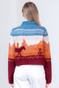 Western Movie Cardigan: Blue Sky
