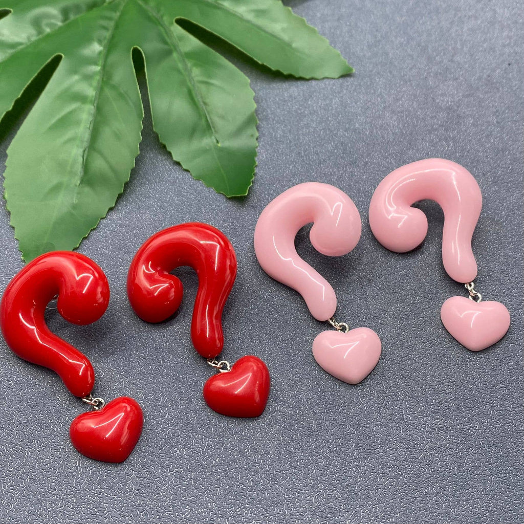 Pourquoi? Resin Earrings