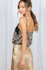 Lace Trim Leopard Camisole