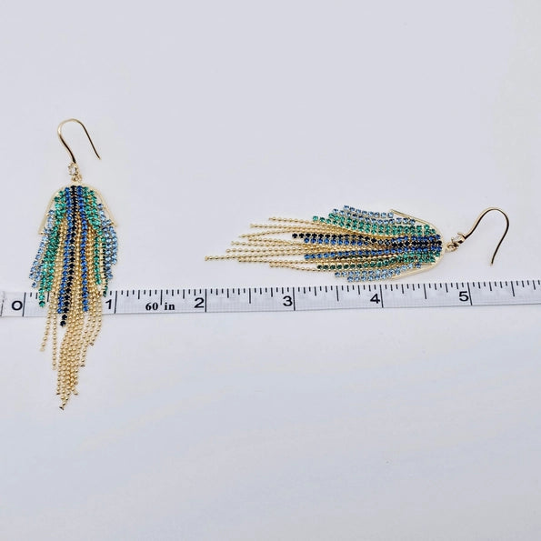 Waterfall Rhinestone Earrings