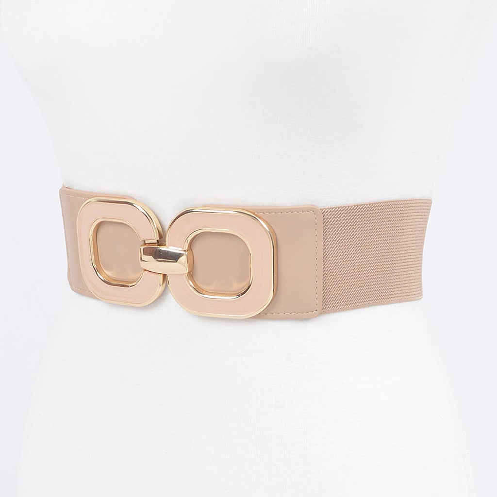 60's Style Stretch Belt: Black