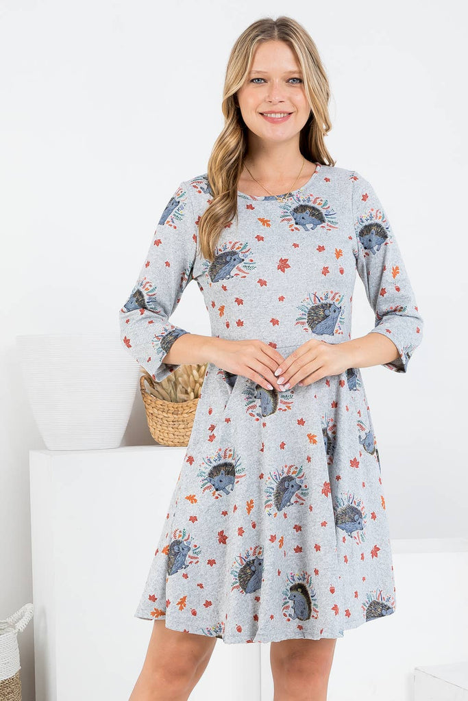 Porcupine Party Tunic Dress