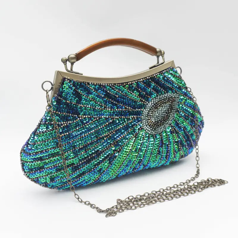Prettiest Peacock Evening Bag