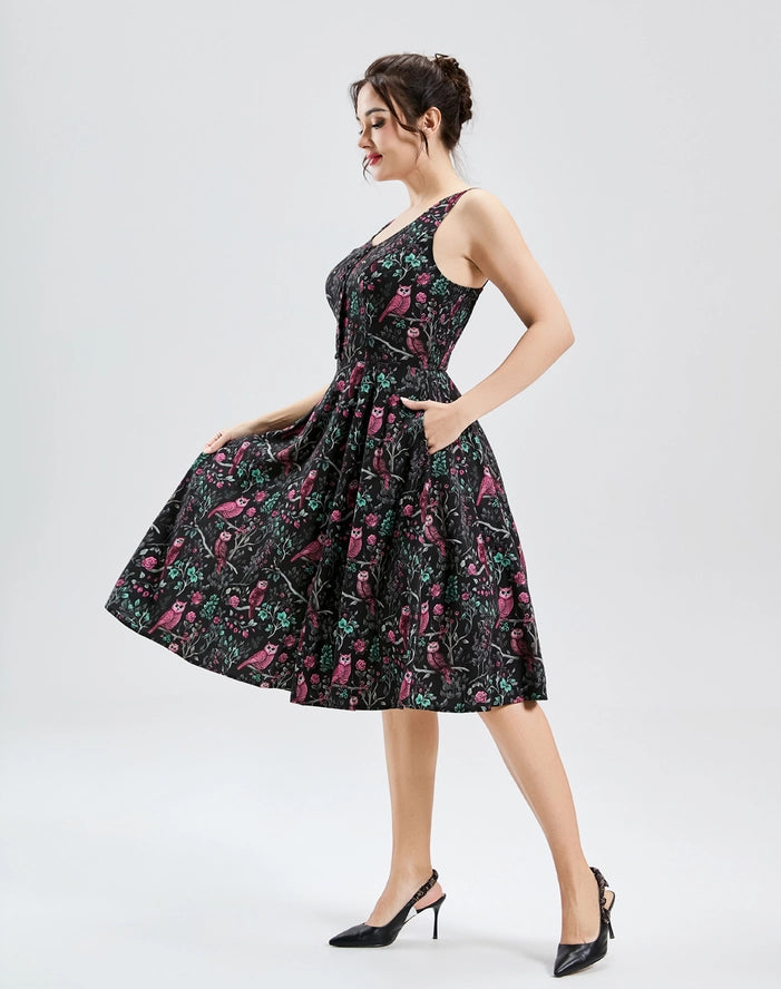 Nocturn Owls Dress