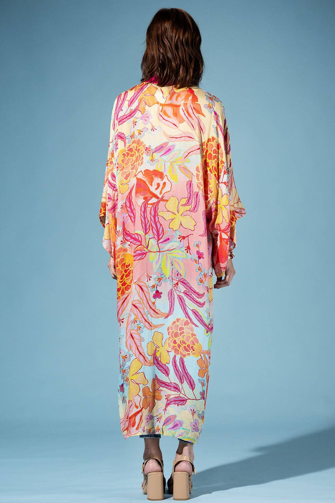 Aurora Petals Blossom Kimono